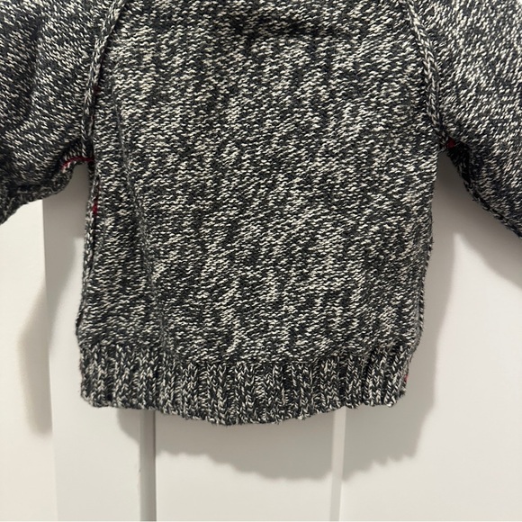 Baby Gap Heather Gray Baby Zip Up Knit Sweater Size 3-6 Months - Picture 8 of 12